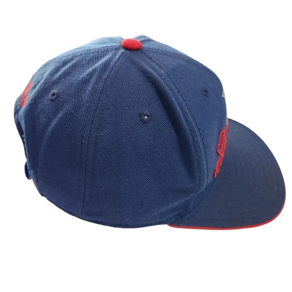 Adidas NBA Los Angeles Clippers Snapback Hat Blue Red LA Logo Cap Mens‎ OSFM
